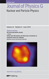 JOURNAL OF PHYSICS G-NUCLEAR AND PARTICLE PHYSICS雜志封面